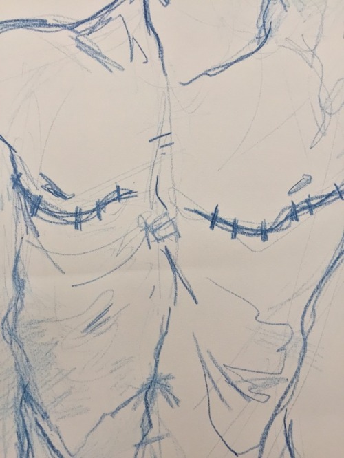 tempurart:Drawing underrepresented bodies for pride month!