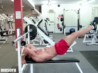 lixpex:  Best Of lixpex:  Walking the fine line between a workout and soft-core porn. If he could get away with working out naked, he totally would.  (Originally posted May 16, 2014)