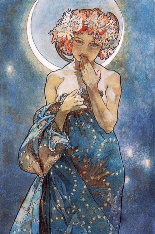 martinfreemanisthebestwatsonever:Mucha: the Night.