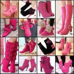 ideservenewshoesblog:  Korean Knight Ankle Boots - Pink - Ericdress