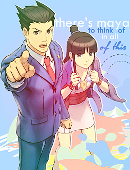 nanahoshis: Phoenix &amp; Maya ~ Partners since September 2016 // Turnabout Sisters