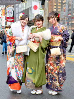 tokyo-fashion: Coming of Age Day in Japan