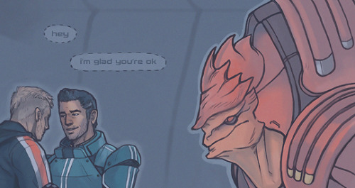 spaceeeeblog:   “…called it”    {traynor}{garrus}{wrex} 