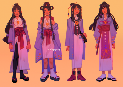 blarba: fairyturds:Maya musings,,, Really wish they had changed her design more for aa6. Thinking of
