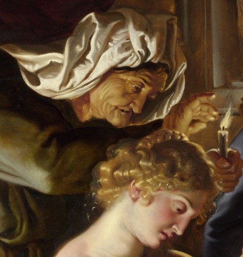 nataliakoptseva: Peter Paul Rubens - Samson and Delilah (detail) Another 17th century depiction of