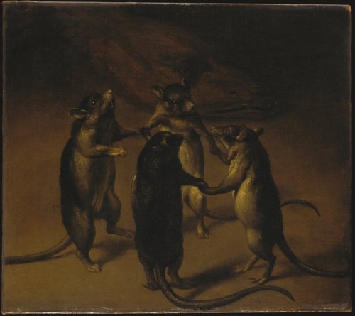 Attributed To Ferdinand Van Kessel, The Dance Of Rats, 17th Century