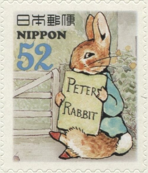 stamp-it-to-me:three 2015 Japanese stamps depicting illustrations by Beatrix Potter