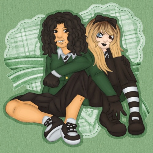 Appreciation Art Of One Of My Best Friends @gossamerwa With Our Twst Ocs :D