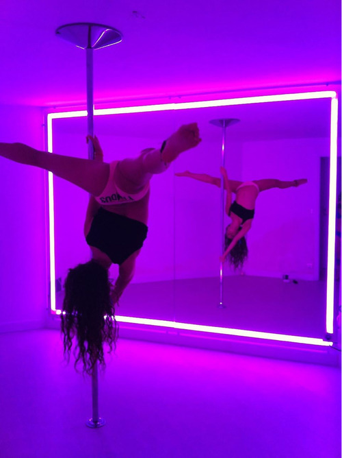 pradoxo:  kimiknoxxx:  phnixxred:  I want a pole room like this  Me too!  porra