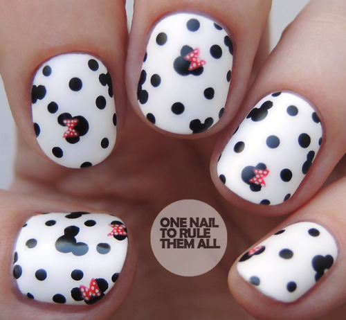 Polka dot Minnie Mouse