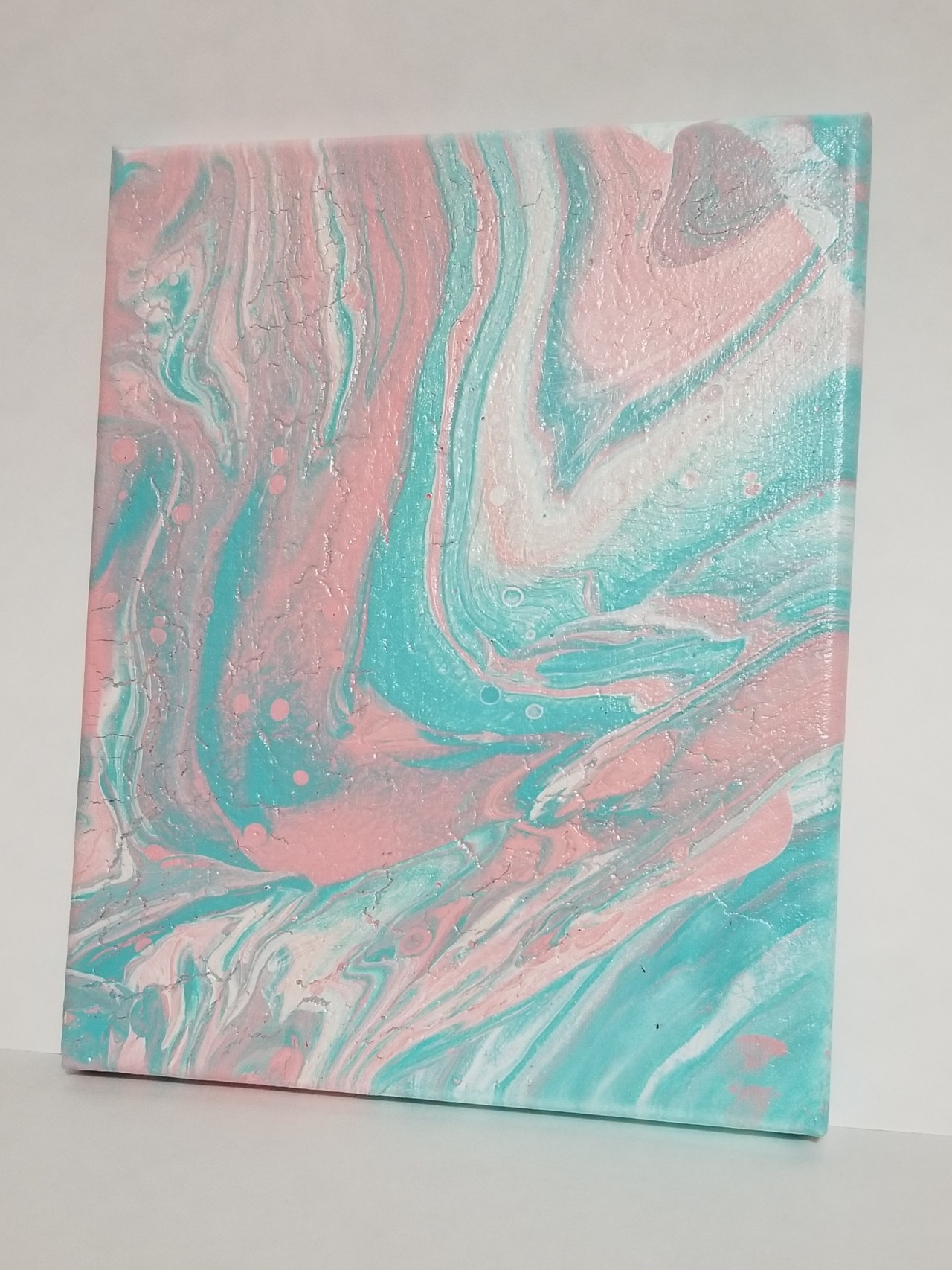 ffx-2-2:fineartfolk:“Genderfluids” is a piece done by both of us as a means of conversation over our trans experiences as a trans man and nonbinary person. Using the colors of the trans pride flag, we combined paint with soap, alcohol, and