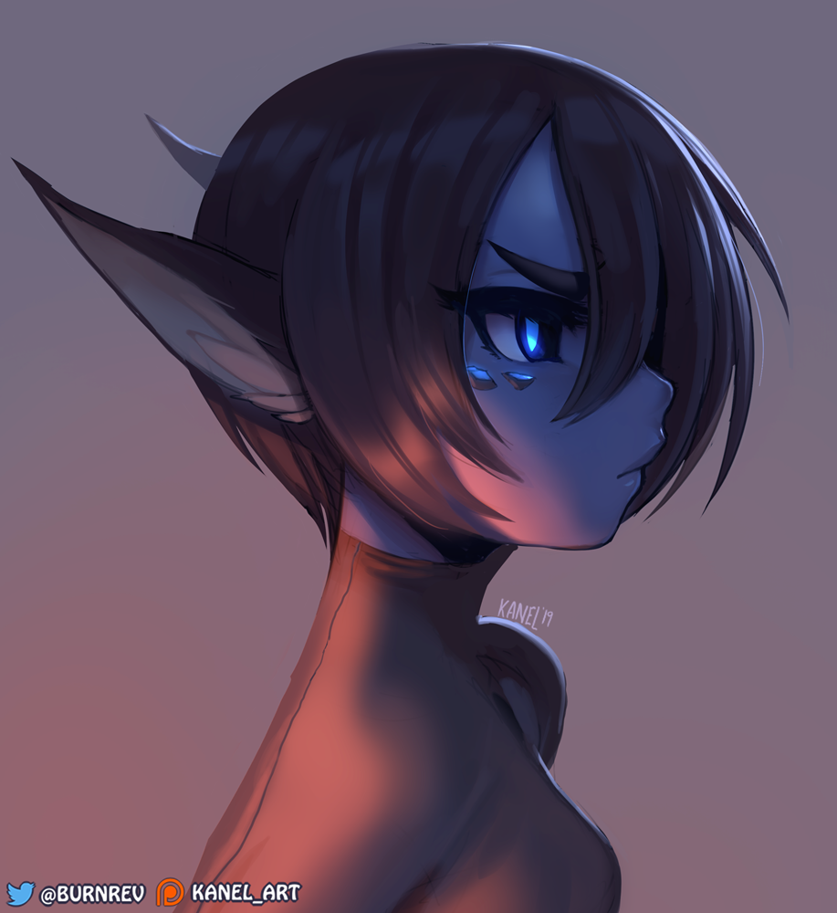 Practice.(Posted on twitter a while ago. a small deviation/break from constant colored