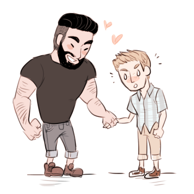 doodled two of my sims bfs because apparently i only make bfs in sims?? idekkk