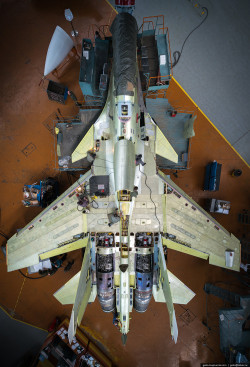 thewelovemachinesposts:  Assembly of a SU-30SM