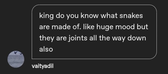 granddyke:granddyke:i&rsquo;m becoming a snake so i will never have joint pain