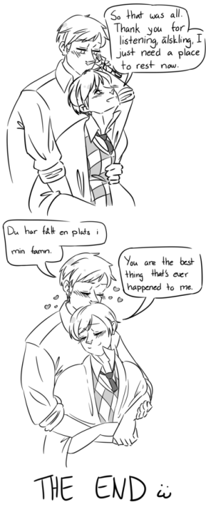 Based on @vyra-finn ‘s lovely little text about Fin having the worst day but the best husband. :3 I’