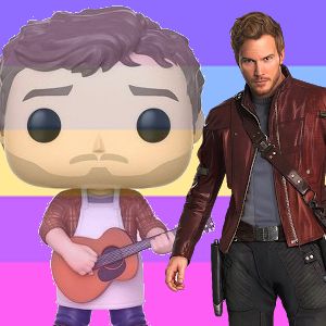 Star Lord(Guardians of the Galaxy) kins Andy Dwyerfrom Parks and Recreation!