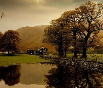 Rainy Day, Borrowdale, The Lake District, England
