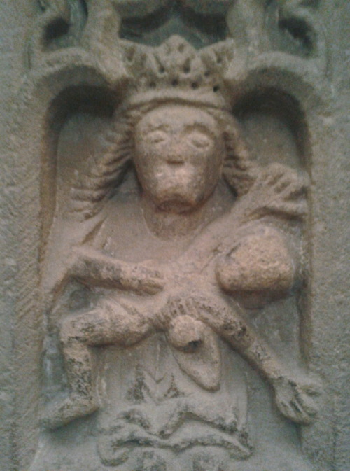 gunhilde:Medieval stone carving, Hexham Abbey, Northumberland