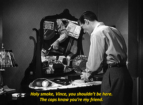 classicfilmblr:  “Want a drink or something? Come on in.”  – Rory Mallinson in Dark Passage (1947) dir. Delmer Daves 