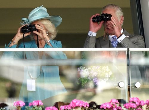camillasgirl: The Prince of Wales and The Duchess of Cornwall attend day 1 of Royal Ascot, 14.06.202