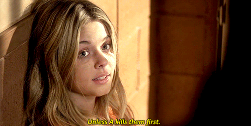 prettylittleliars:  Ali is not screwing around.