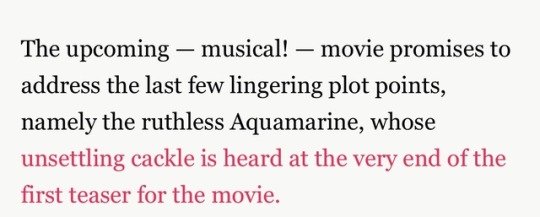 crewniverse-tweets:  It’s not over yet! There’s even more after the movie!Tweet  Is the laughing being Aquamarine a confirmed thing or is that just an assumption by Polygon?(Please don’t tell me if the source of the info is a leak, though!)