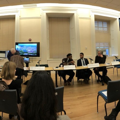 Listening to experts on a panel to discuss NYC’s #ZeroWasteChallenge #BkSWAB
