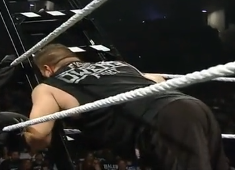 Kevin Owens in a very fuckable position.