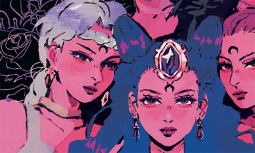 babypears:a preview of my sailor moon drawing for @catstealers-zines 90s anime girl zine! pre-orders