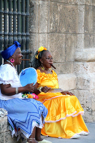 openupnsay-ra:  stage9:  barringtonsmiles:  cubanas/santeras with their cigars looking