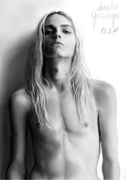 dyke-lesbian-andro-queer-photos:  Australian androgynous model Andrej Pejic 