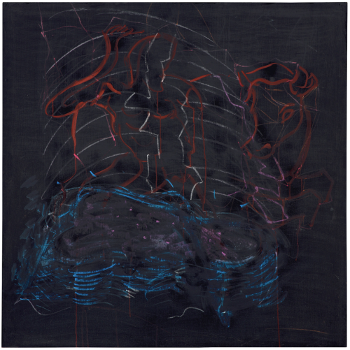casualist-tendency: Per Kirkeby (Danish, 1938–2018), Untitled, 1987, 121.9 x 121.9 cm