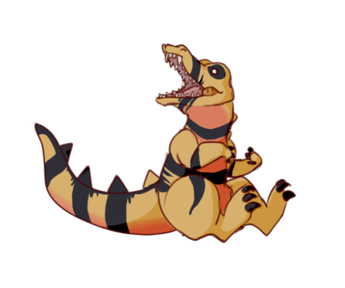 halfpast-contrast:  rolly poly chubby baby croc