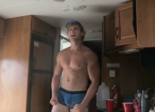 malecelebunderwear:  jjyaknow:  Logan Paul in underwear  The Paul brothers have been putting a fine shift in when it comes to underwear sightings recently.