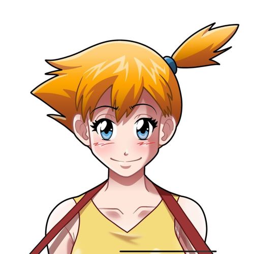 WIP Misty, the Pokémon gym leader from Cerulean City. . . . #jamesartville #WIP #pokemon #misty #mis