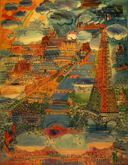 raoul-dufy:Paris, 1934, Raoul DufyMedium: oil,canvas