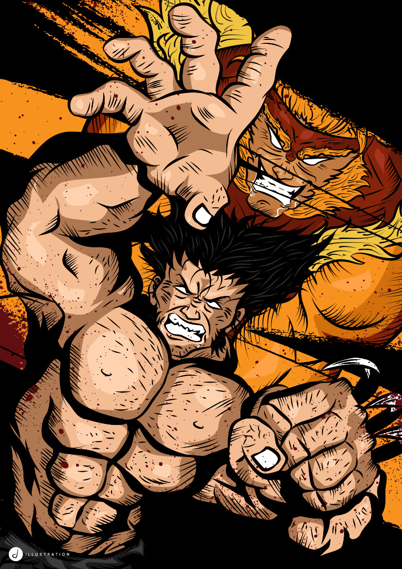 spyrale:    Weapon-X Rivalry by  Jay Atienza  