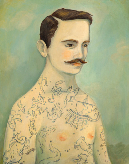 artisticmoods: Tattooed ladies &amp; gents by Emily Winfield Martin, on the blog today:w