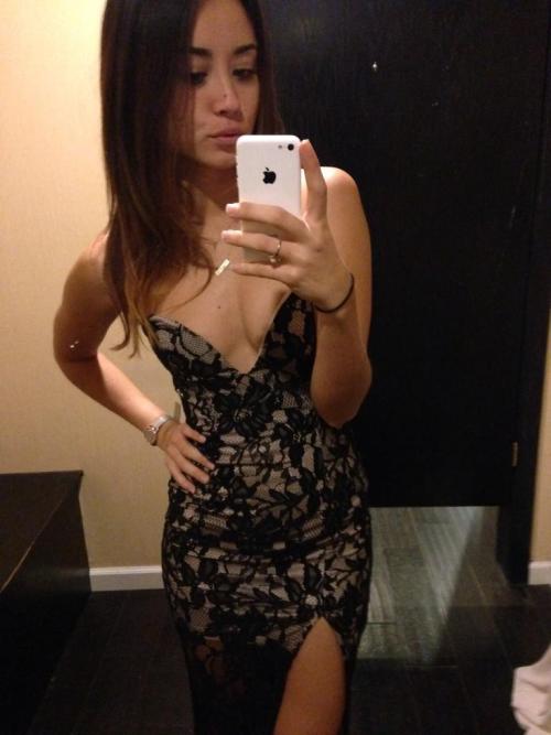 Tight lace dress