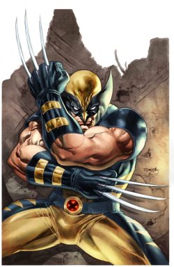 xombiedirge:  Wolverine & Black Cat by