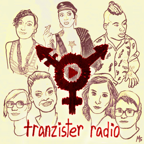 Cover Image, Guests and Hosts of Tranzister Radio #14. Guests: Lexi Sanfino, Morgan M. Page and Berl