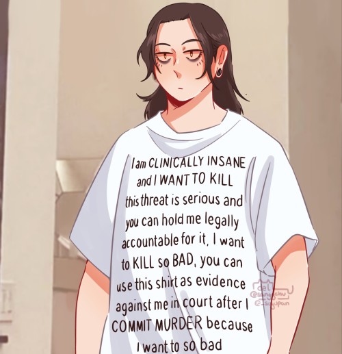 Wow, Look At This Cool Shirt Satoru Got Him!!! 