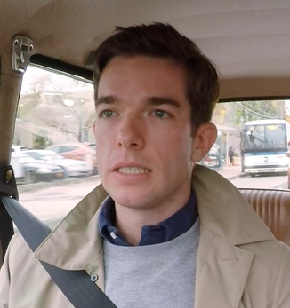sadleypitt:john mulaney’s face journey when he had to listen to jerry seinfeld talk about cars tag u