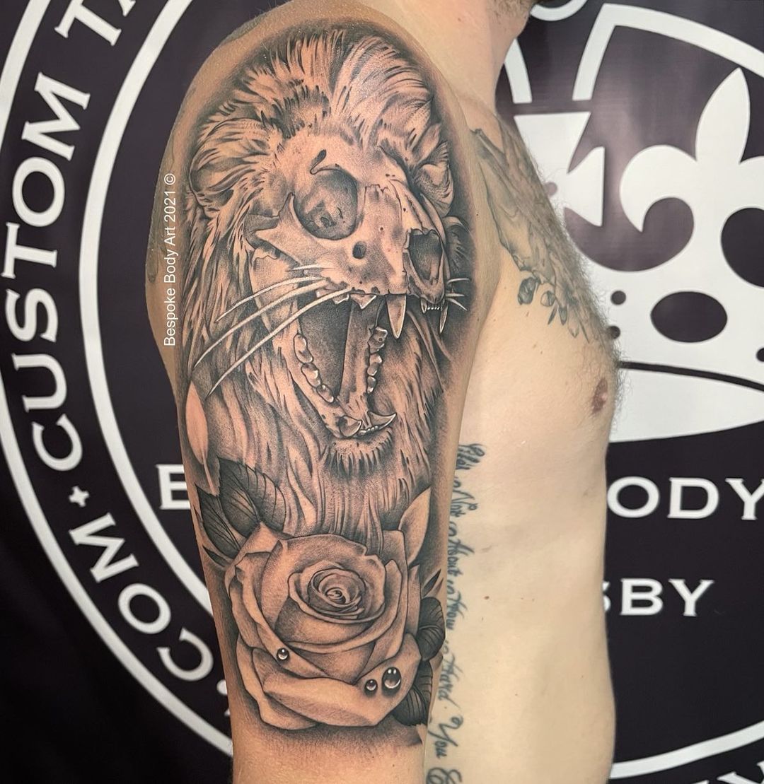 Lion' Skull Tattoo Design | Skull tattoo, Skull tattoo design, Tarot card  tattoo