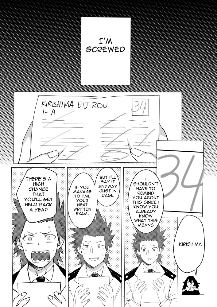 0u0b:My doujin piece for UNBREAKABLE @kiribakufanzine! Thanks to everyone who bought
