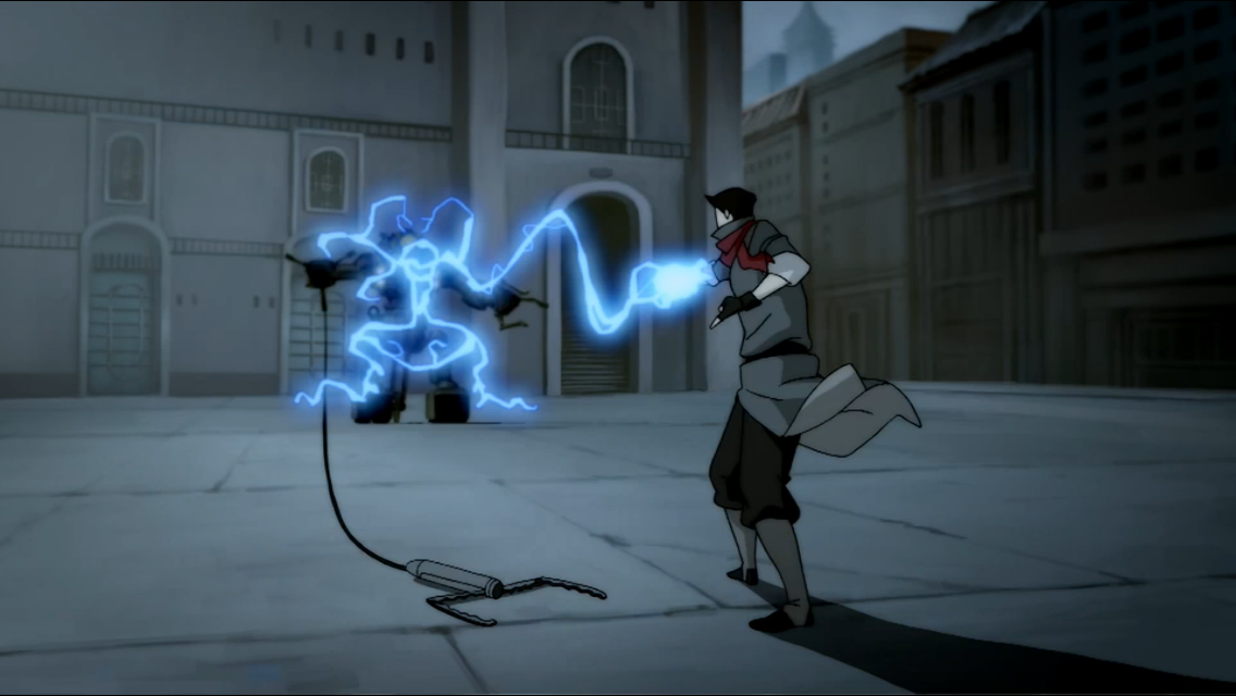 thebestofkorra:   Mako + Lightning bending  I’ve seen a few people express dislike