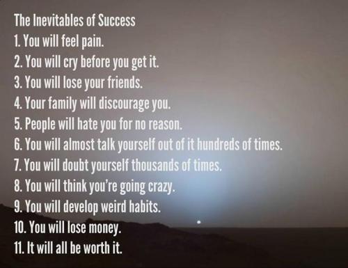 nursingdiary:  These are all true no matter what you’re seeking success at.