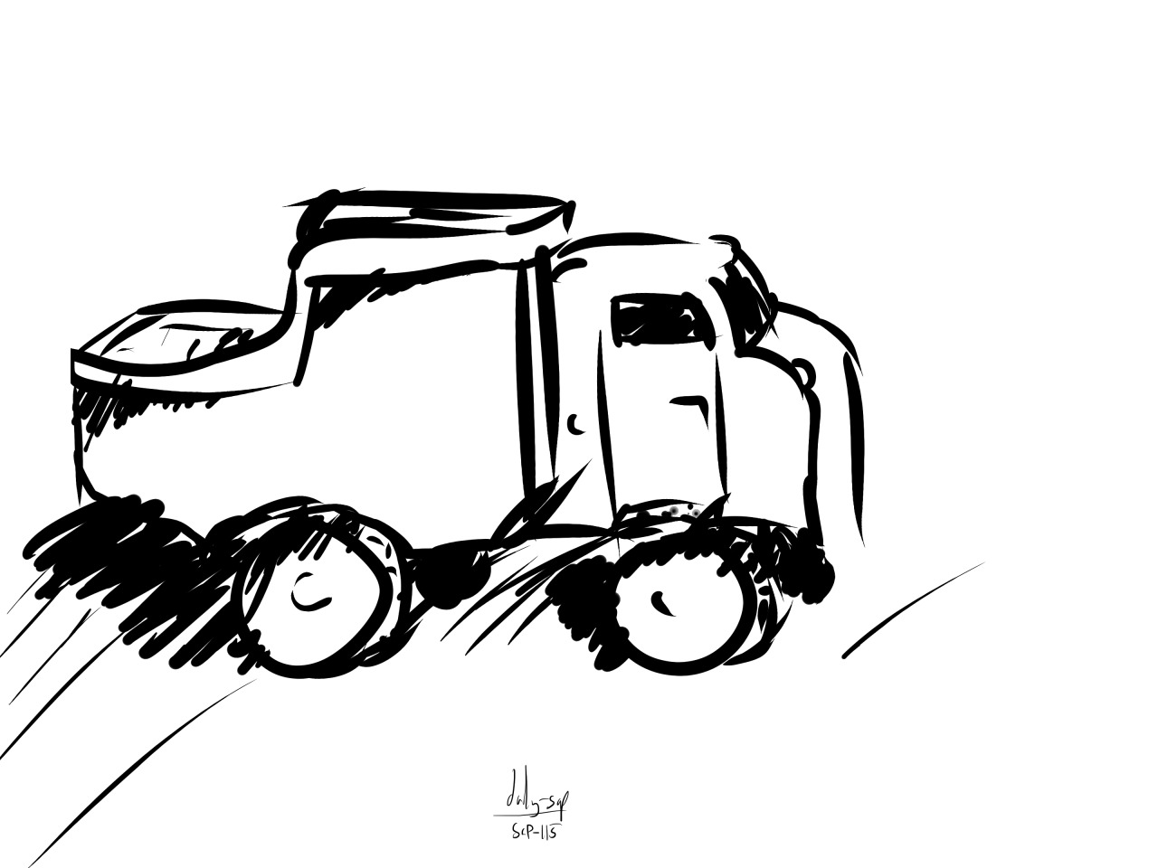 Daily Scp Art 1 10 15 Scp115 Miniature Dump Truck Daily Scp Art 1 10 15 Scp115 Miniature Dump Truck