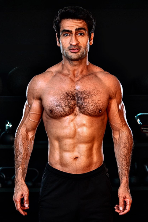 theavengers:  Kumail Nanjiani photographed during his workout for “Eternals”